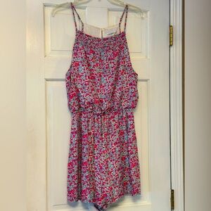 Staccato High Waist Floral Romper